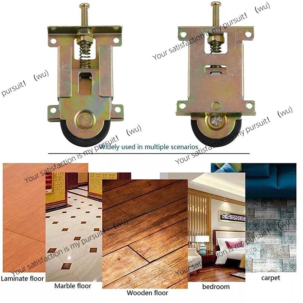 1/2/4 pcs wardrobe moving door pulley, the moving roller is not stuck smoothly