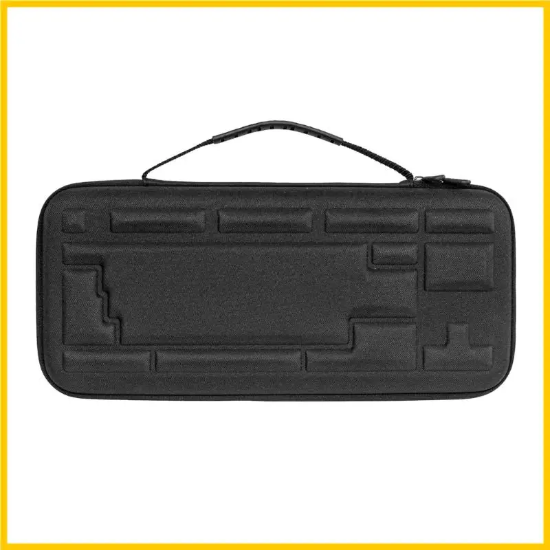 

Q1JF Shockproof Keyboard Storage Case For 84 Key Models Keyboard Bag For Gamers And P
