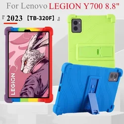 Pour Lenovo Legion Y700 2023 8.8 Pouces TB-320F Tablette Stand Case Cover pour Lenovo Legion Y700 TB-9707F TB-9707N Silicone Souple Funda