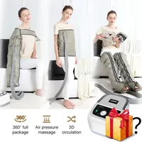 Leg Compression Massager Air Wave Pressure Massage Vibration Therapy Arm Waist Pneumatic Air-Wrap Relax Foot Massage Pain Relief