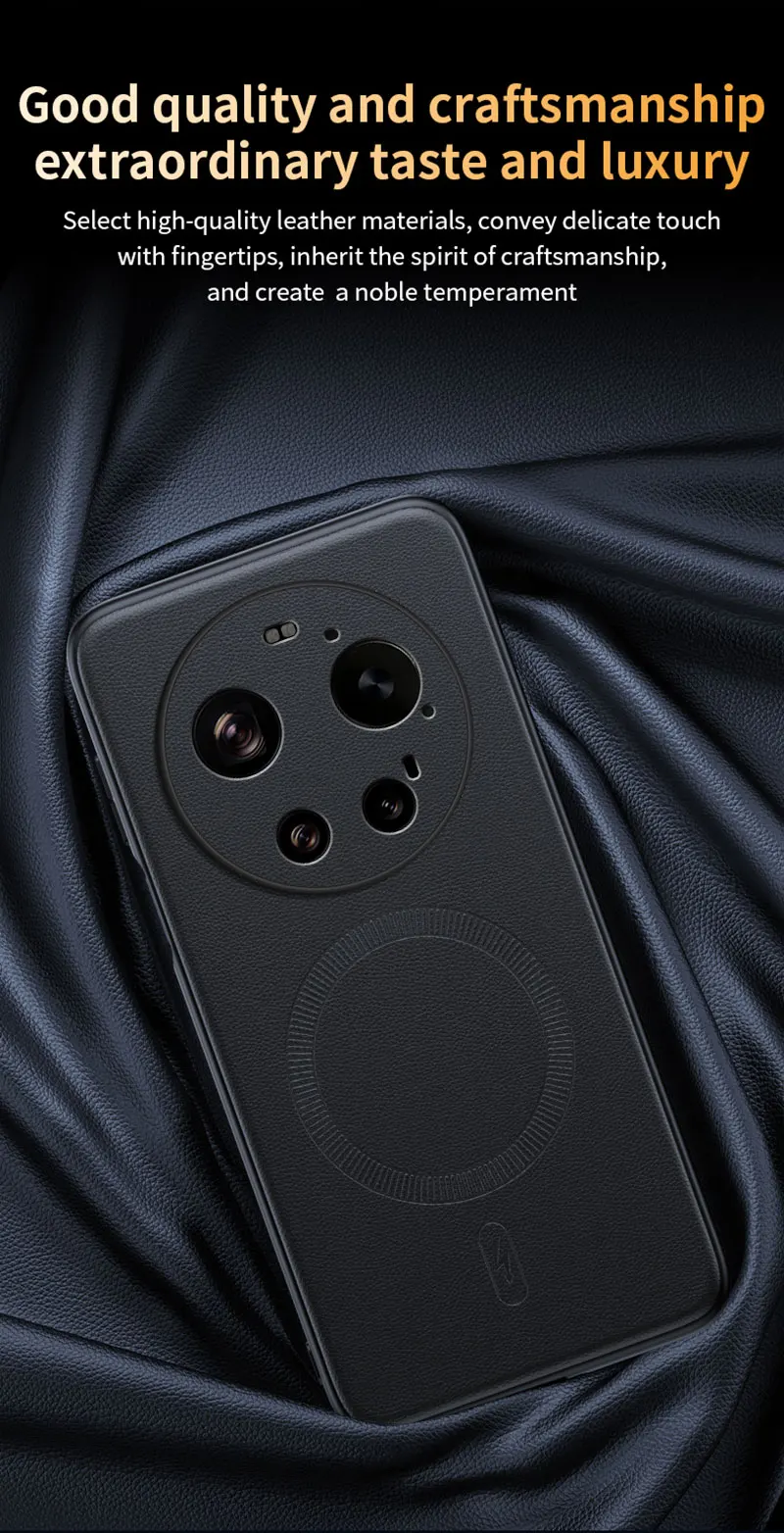 Für Xiaomi 17 Ultra Hülle Magnetische Leder-Schutzhülle Für Xiaomi 17 Ultra Anti-Fingerabdruck Rutschfest PC+TPU – Detail 8