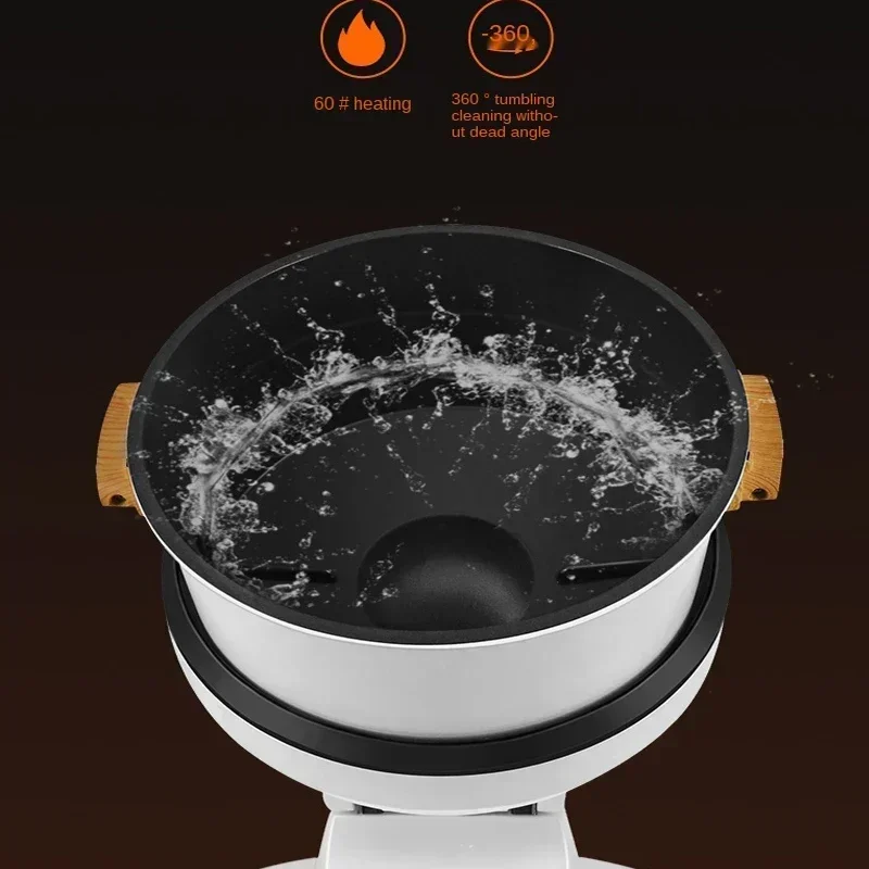Máquina de cocina rotativa, 2000W, olla arrocera inteligente ajustable de tres velocidades, artefactor de cocina CS260B/220V/8L