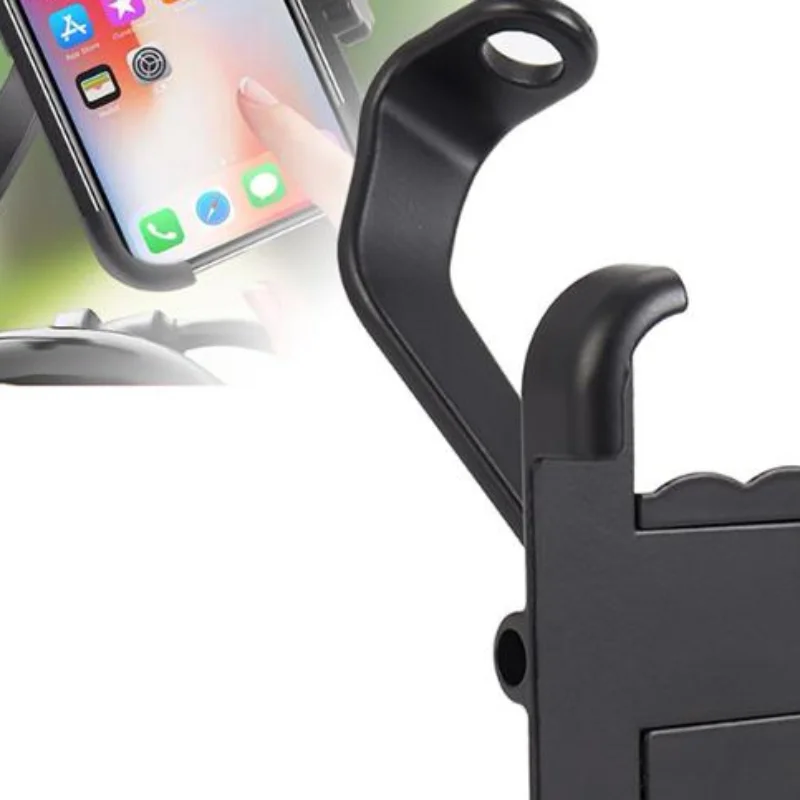 

Motorcycle Bicycle Handlebar Phone Mount Universal 360 Degree Swivel for Cellphone Stand Rearview Mirror Takeaway Use Safe