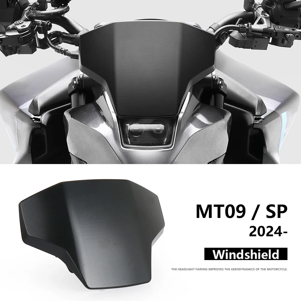 

MT09 2024 Motorcycle Accessories Windshield Front Windshield Wind Deflector Fairing For YAMAHA MT09 MT 09 MT-09 SP 2024 2025