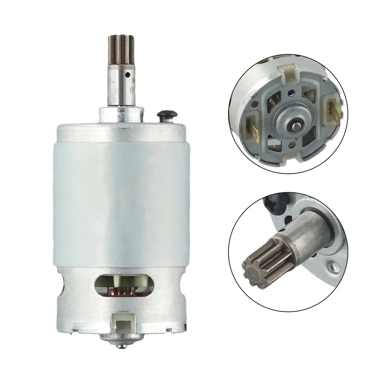 1pc DC18V Motor 8 Teeth  High Torque Gear Box RS-550VD-6532 H3 For WORX 50027484 WU390 WX390 WX390.1 Electric Tool Accessories