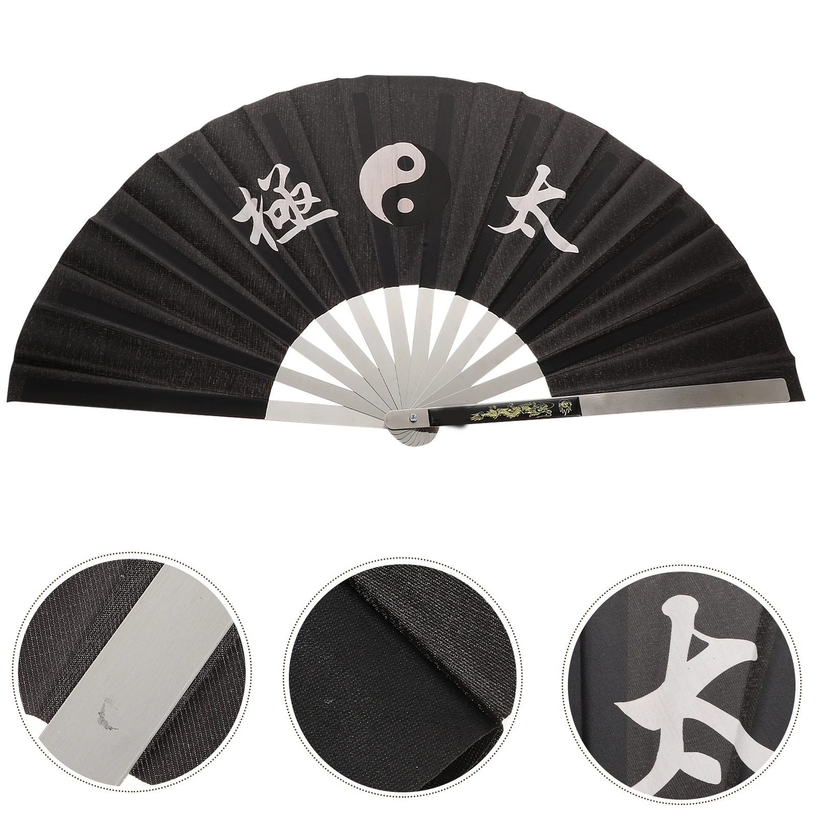 

Tai Chi Fan Folding Hand Fans for Women Held Chinese Foldable Handheld Dance Decorate