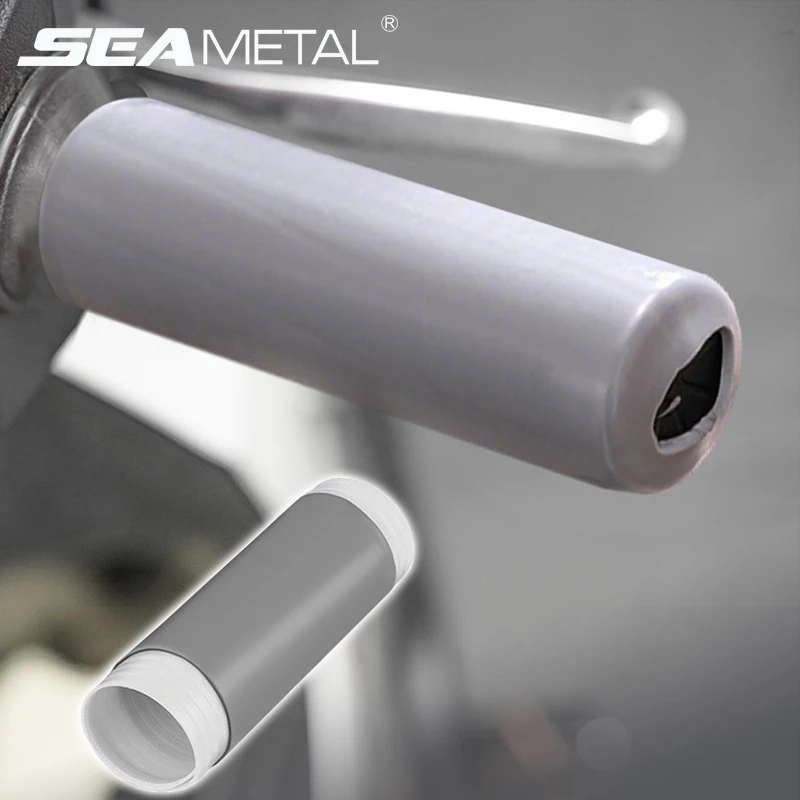 

SEAMETAL Motorcycle Handlebar Cover Self Shrinking Silicone Non-Slip Protector Motorbike Grip Covers Sleeve Handlebar Goods