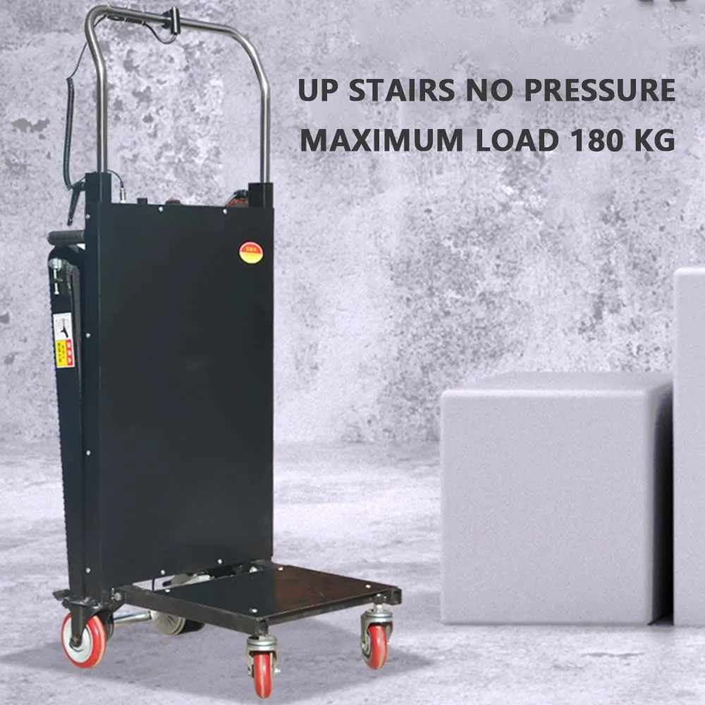 400KG Điện Leo Cầu Thang Xe Xử Lý Hàng Hóa Xe Bánh Xích-Loại Lên Xuống Cầu Thang Nhà Leo Núi Gấp Xe Đẩy Tay 48V 72AH