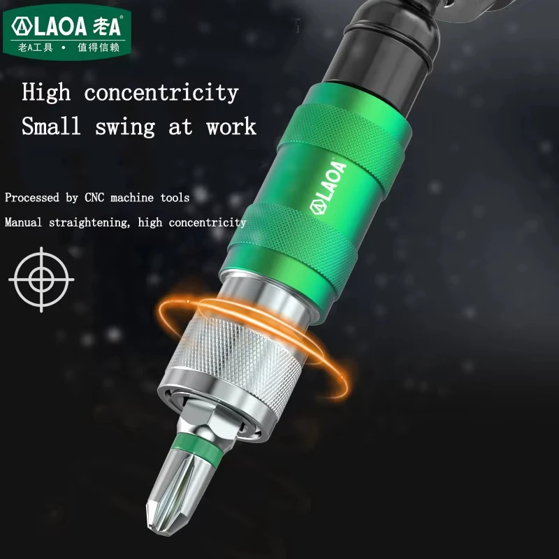 LAOA 1/4 inch Head Extension Rod for Hex Bits Multifunction 6.35mm Pendulum Tail Connecting Rod Motorcycle Repair Tools