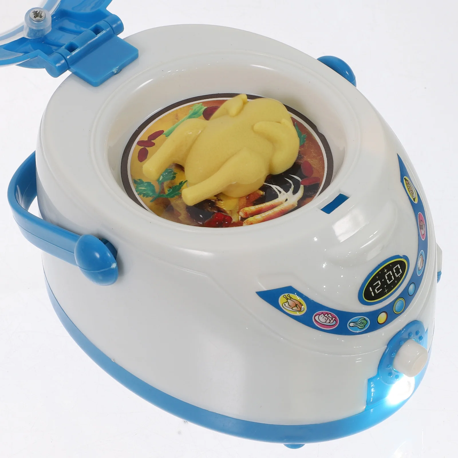 มินิจําลองหม้อหุงข้าวของเล่นพลาสติกเล่นบ้านเด็ก Early Education บทบาทเล่นของเล่นเด็กจําลองห้องครัว