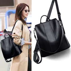 ZOOLER Full 100% Genuine Leather Backpack Women Real Skin Cow Backpacks Large Style Female Girl Travel Bags Z176