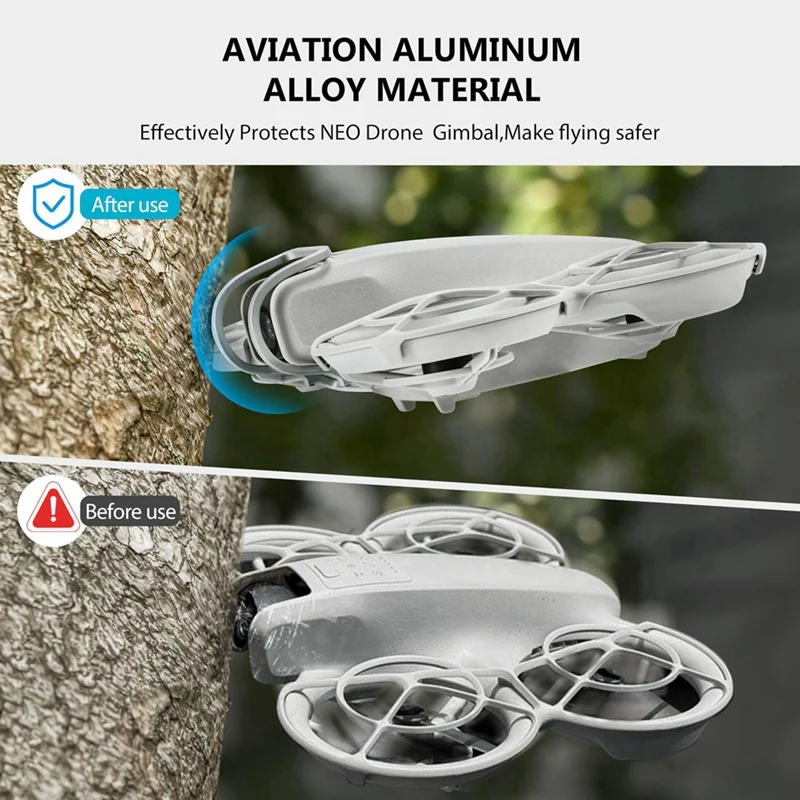 Gimbal Bumper Guard Accessories, Aluminum Alloy Anti-Collision Protection Guard Bar Drone Camera