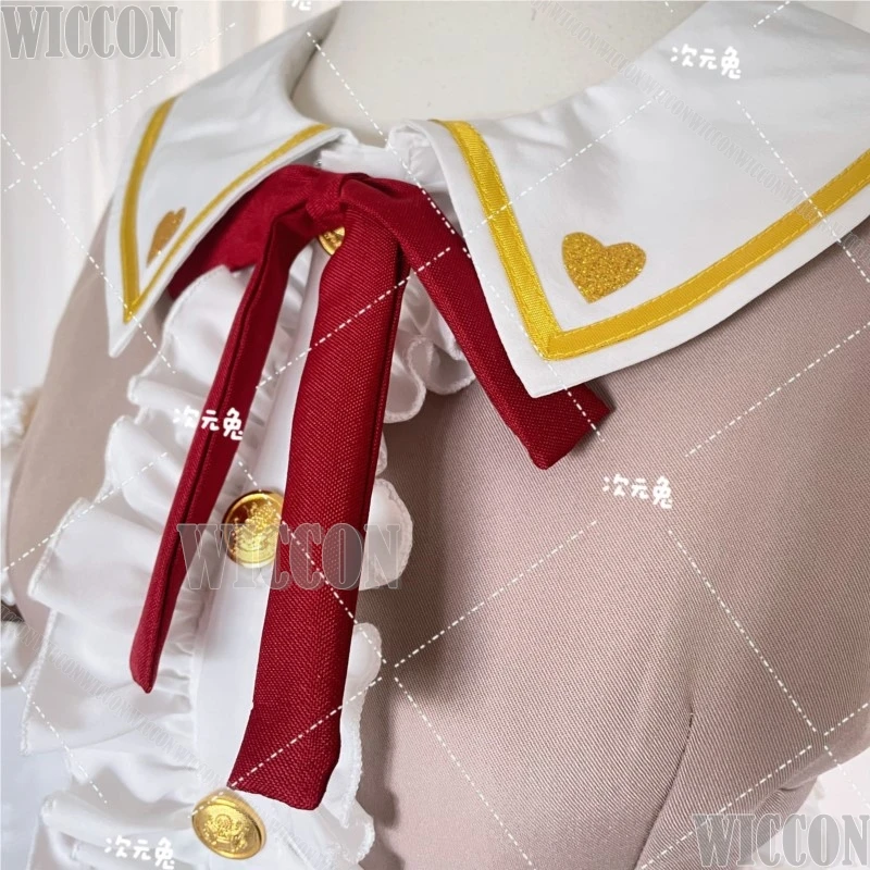 Project Sekai Otori Emu Cute Bow Girl Valentine's Day Cosplay Set Anime Outfit High Quality Sumire Custom Made kawaii lolita cos view 5