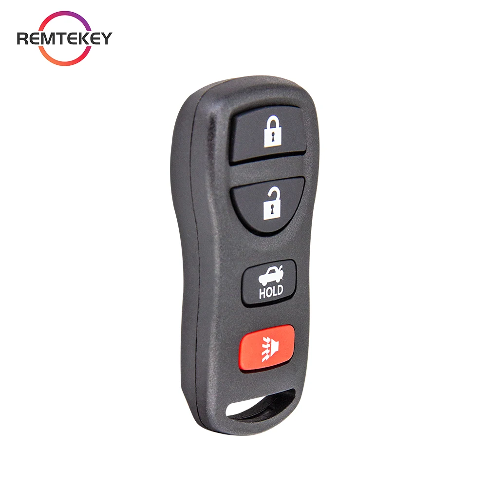 REMTEKEY FCC KBRASTU15 Remote Fob Case Shell 3/4 Button for Nissan Xterra Pathfinder Frontier 2002 2003 2004 Infiniti FX35 FX45