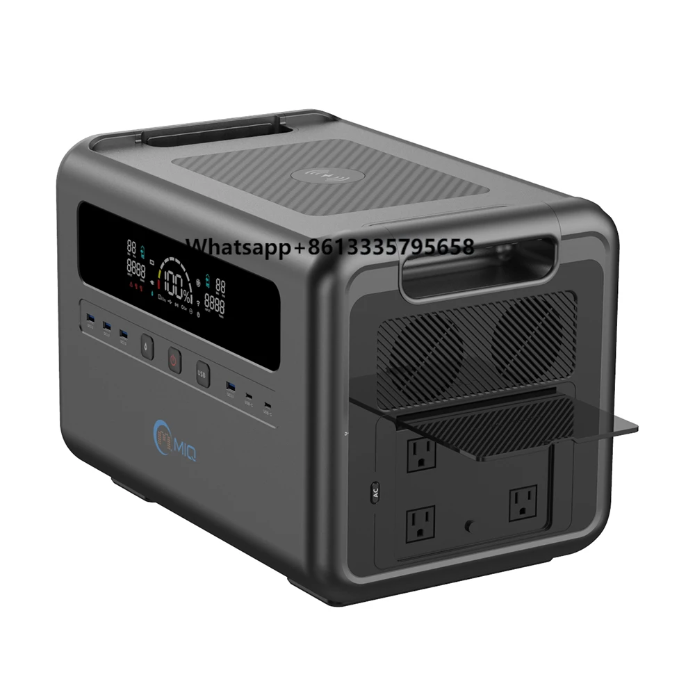 

1536Wh Solar Generator Reliable Pure Sine Wave BMS LiFePO4 Battery Pack Management System Portable Home off Grid Power Station
