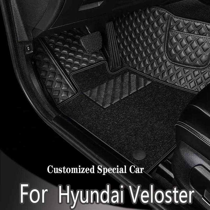 

Car floor mats for Hyundai Veloster 2011 2012 2013 2014 2015 2016 2017 Custom auto foot Pads automobile