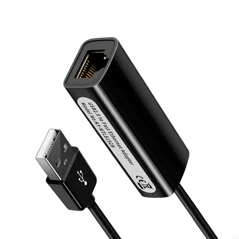 U13B USB 2.0 إلى RJ45 محول LAN Ethernet محول شبكات 100 ميجابت في الثانية