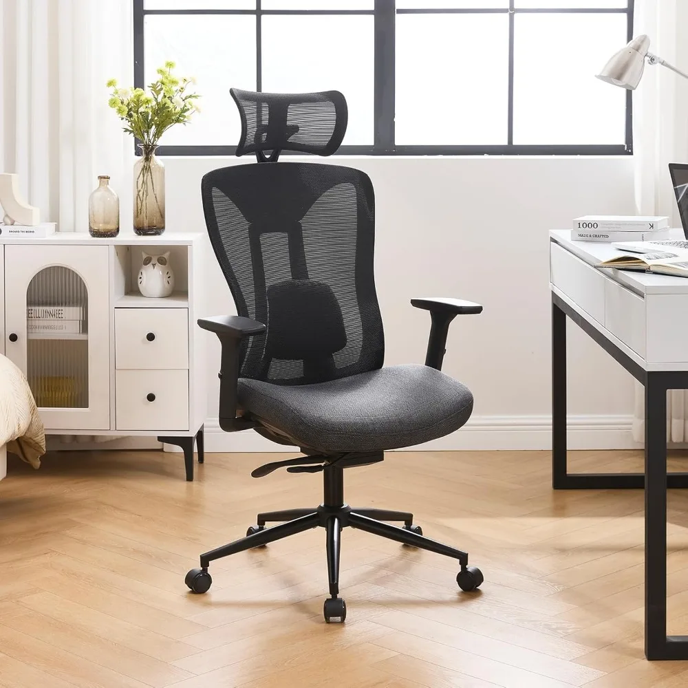 

Ergonomic Office Chair Mesh Office Desk Chair Executive Task Chair with Lumbar Support, SGS Certified Gas Cylinder, 300