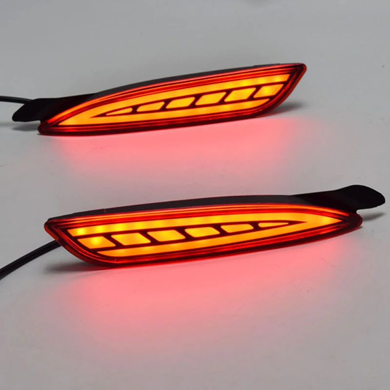 2 Pcs Car Rear Bumper Fog Lamp Fit for Mazda 6 Atenza for Mazda 3 Hatchback 2019 2020 High Quality Auto Brake Turn Signal Light - Image 2