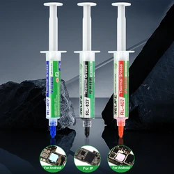 1/3PCS 20g Thermal Grease Black/Pink/Blue syringe Cooling paste for Laptops iphone Samsung xiaomi CPU GPU heat conduction repair