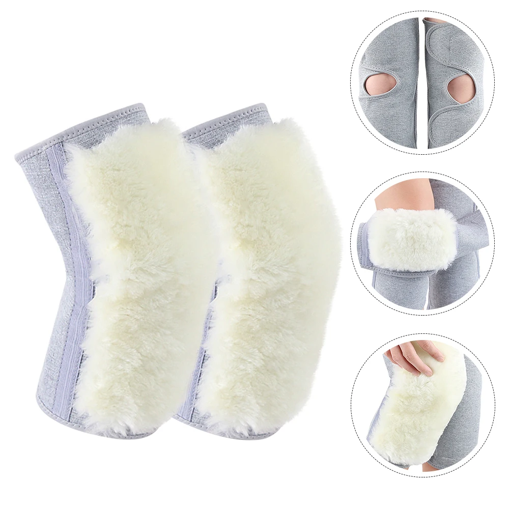 

1 Pair Breathable Wrap Wool Knee Protective Cover Support Comfort Pain Relief Compression Sports Running Skiing Basketball