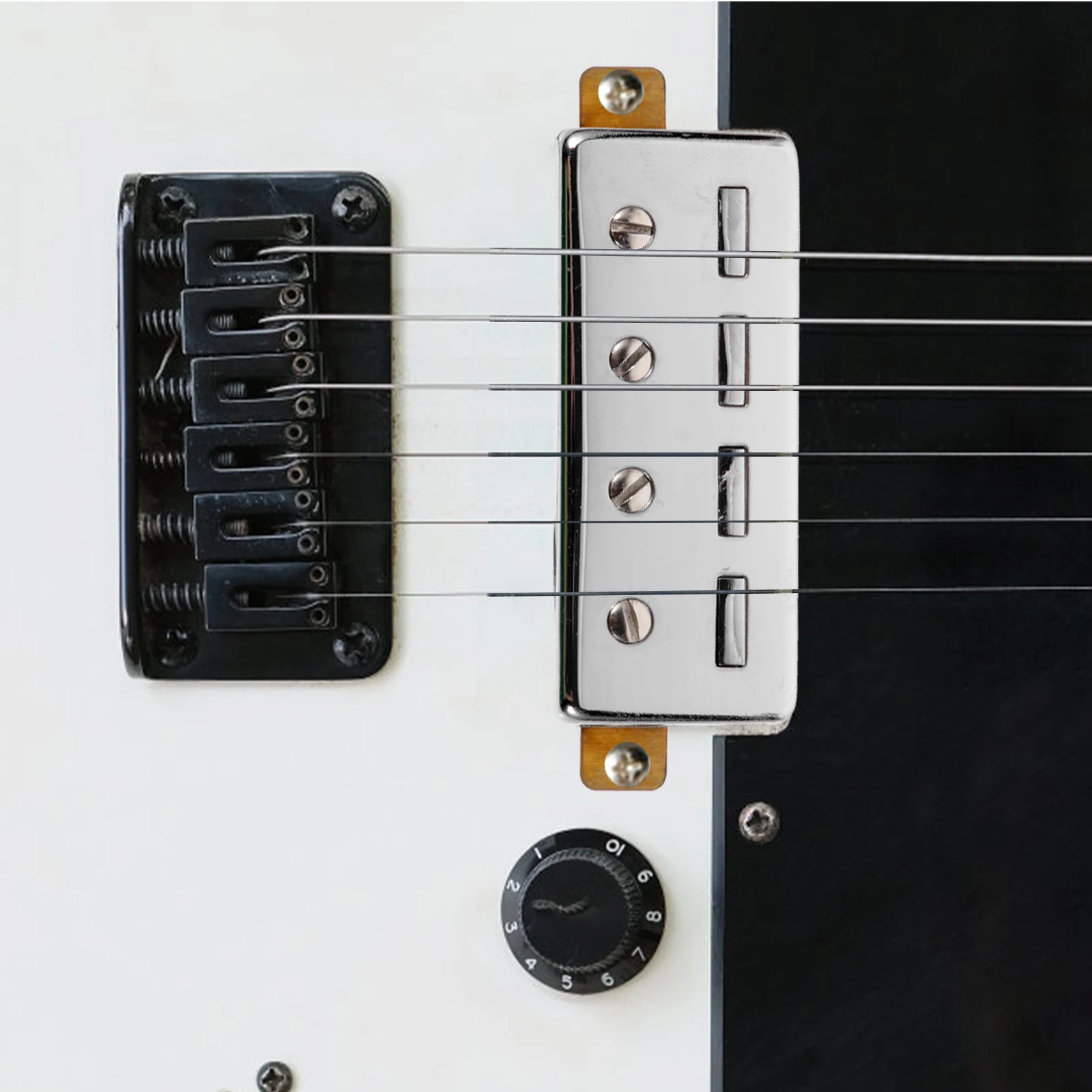 

Bass Pickups Pre-Wired Harness For 4-String Electric Bass Guitar Replacement Parts Copper Plastic Material Guitar Tools