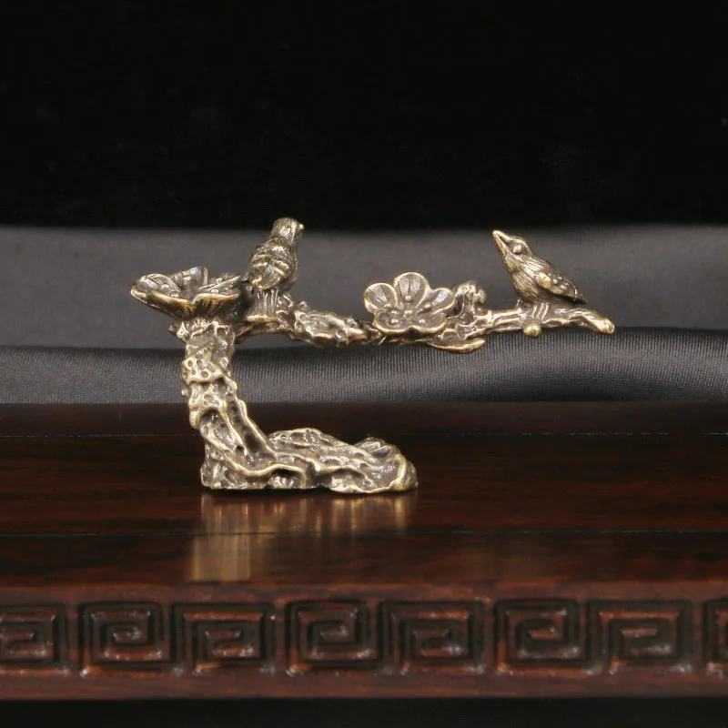 Brass Joyful Eyebrow Creative Incense Insertion Ornament Agarwood Reverse Flow Incense Incense Burner Incense Tray Cultural Play