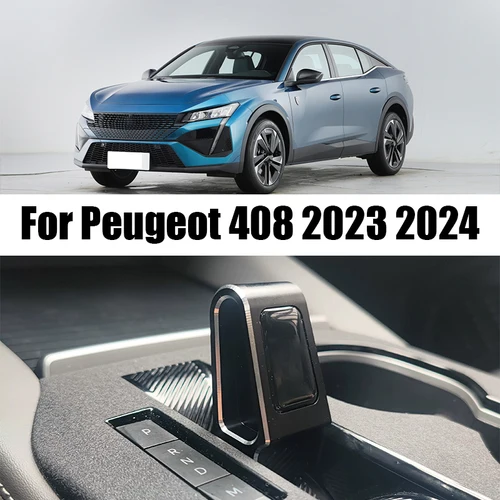 Cabezal de cambio de marchas personalizado, accesorios para interior de coche, Peugeot 408, 2023, 2024