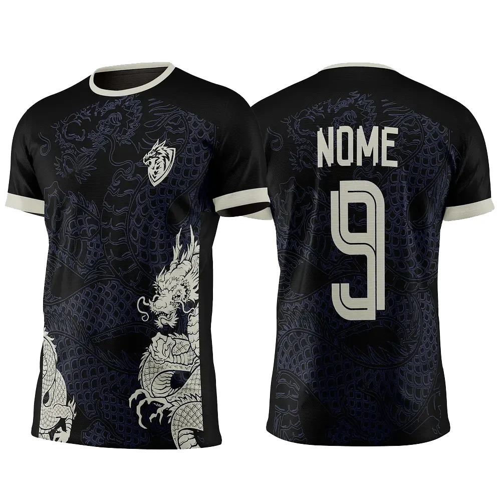 

Camiseta de NUEVO Jersey para hombre, camisetas deportivas de verano con estampado de dragón, camiseta
