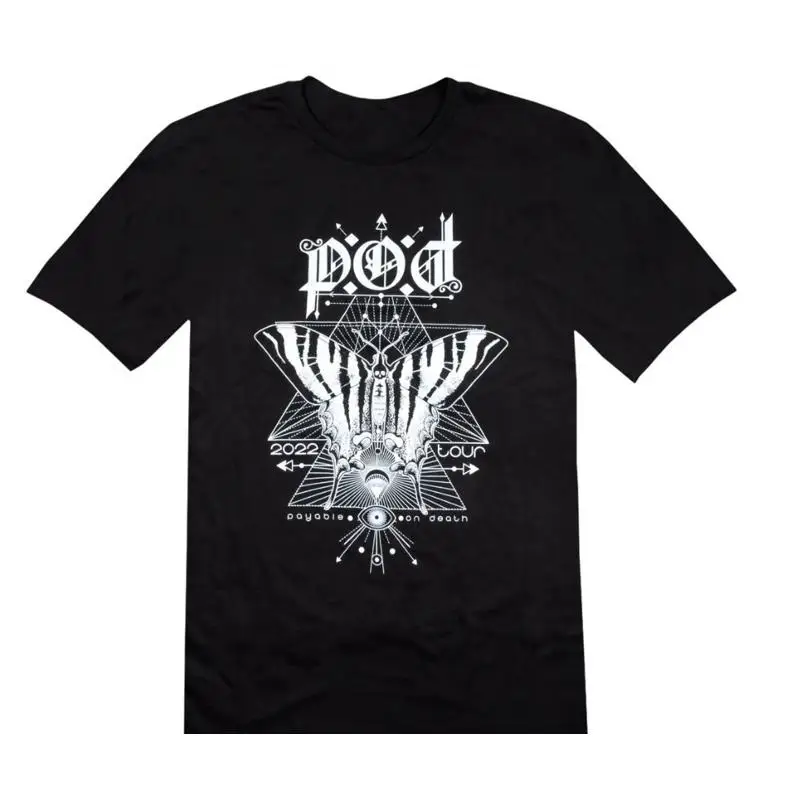 

P O D Payable On Death Tour For Fan Хлопковая футболка от S до 5Xl