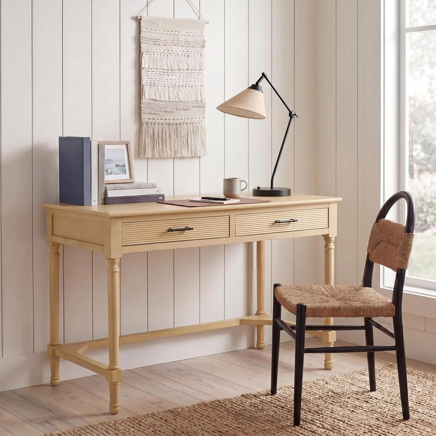2-Drawer Wood Computer Desk 42