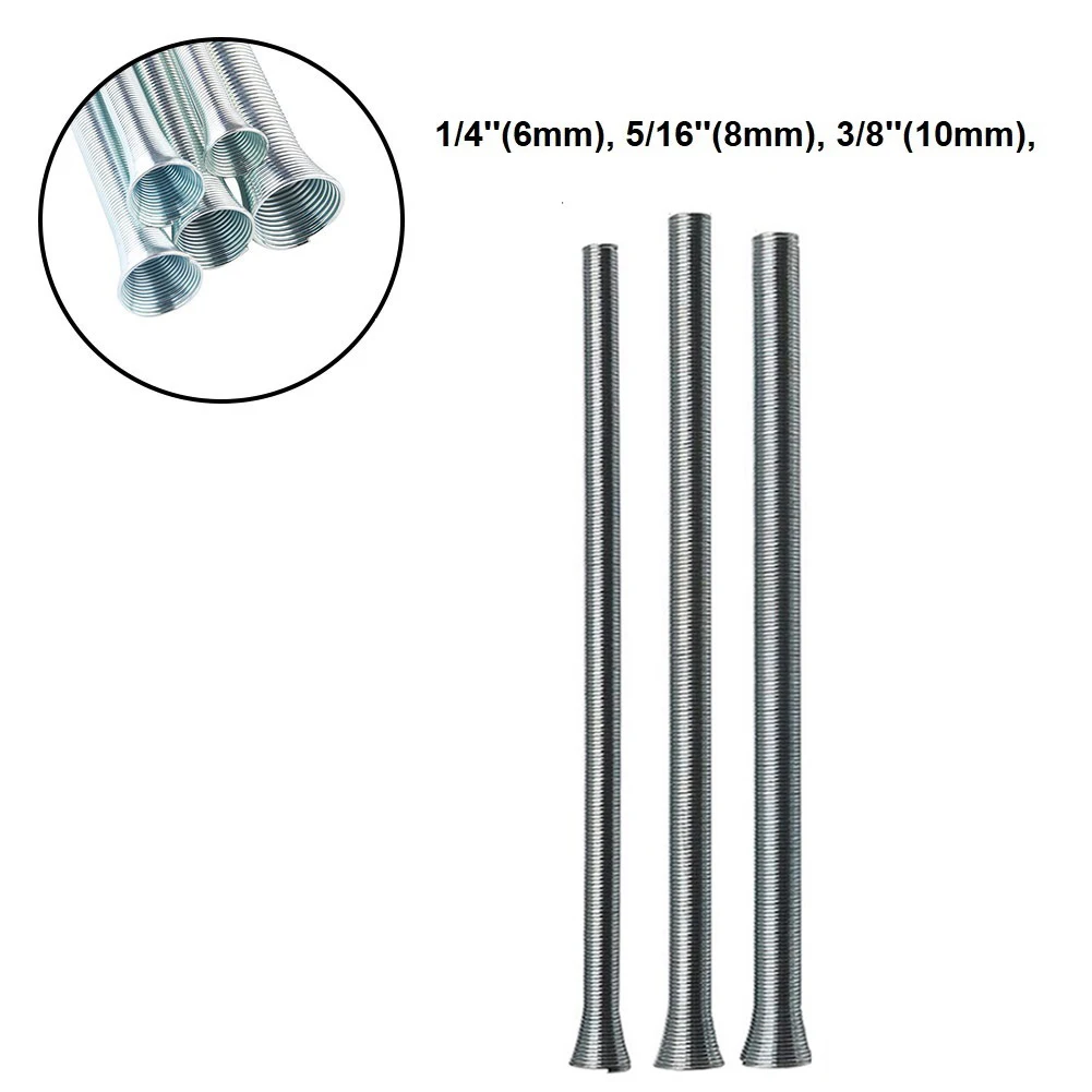 3PCS Spring Tube Bender Set 13.7Inch For Precision Copper Aluminum Pipe Bending 6mm 8mm 10mm Hand Tool Kit
