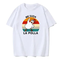 I Sweat My Cocks T Shirt Spanish Texts Funny Jokes Geek Short Sleeve women Summer O-neck Chicken Farm Lover T-shirts Y2K top