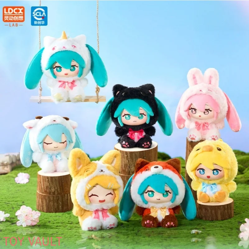 Original Ldcx Hatsune Miku Wald-Kreaturen-Serie Plüsch-Blindbox-Figur Puppe Anhänger Sammlerstücke Spielzeug Ornament Geschenke