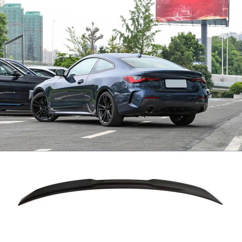 For 21-23 BWM 4 Series G22 G82 M4 Coupe PSM Style Carbon Fiber Luggage Compartment Spoiler Wing 2 Door