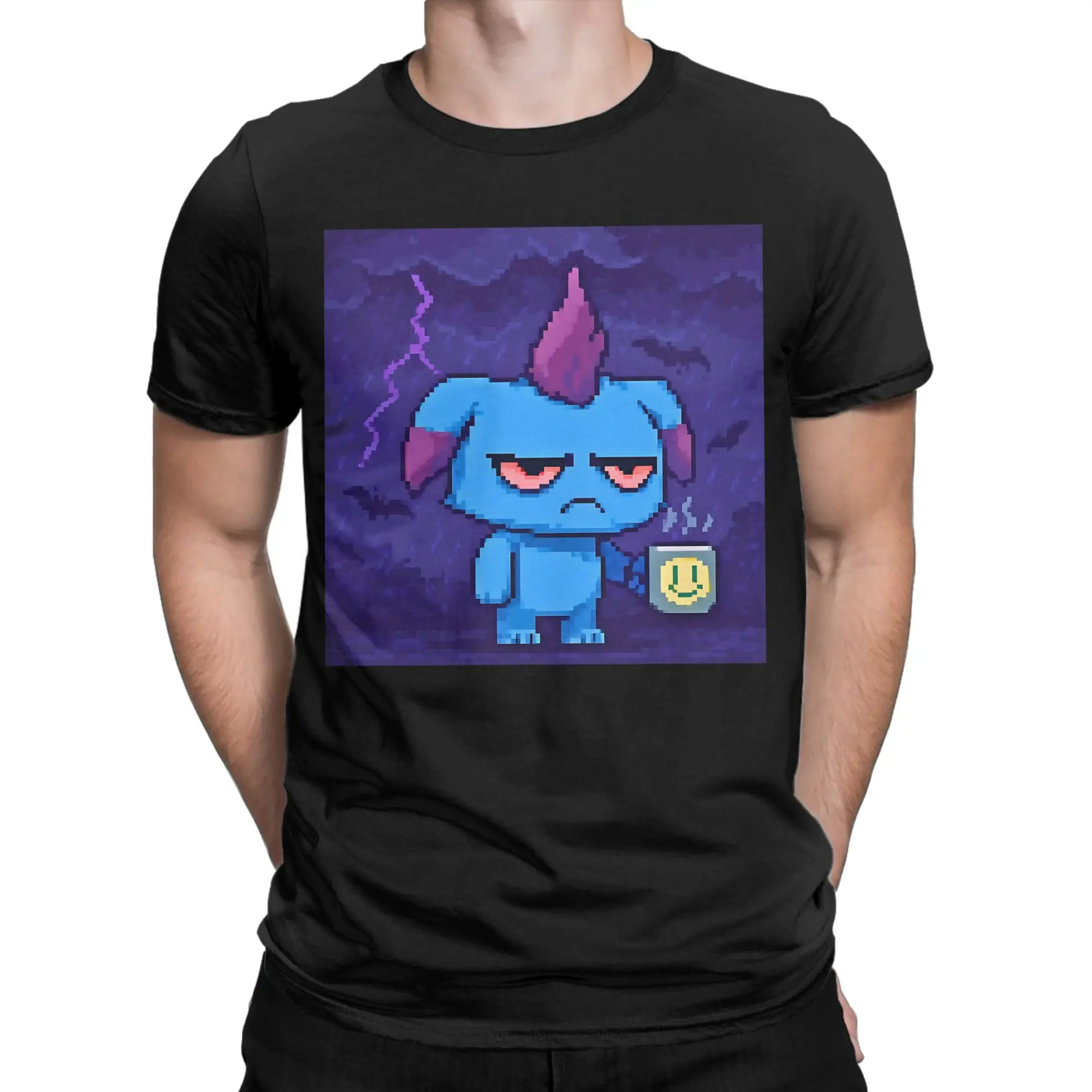 8Bit Pal Depressos T-Shirts for Men Women  Fashion Cotton Tee Shirt Crew Neck Short Sleeve T Shirt Summer Clothing