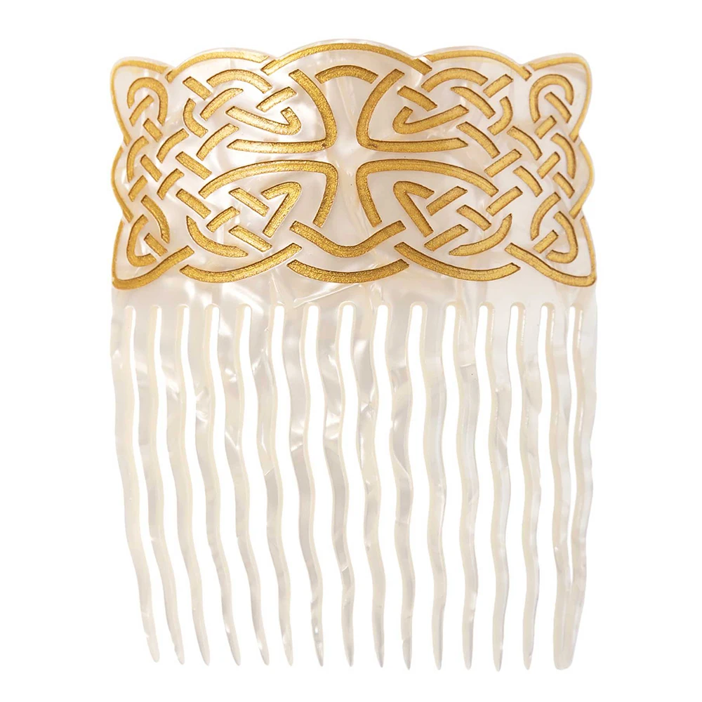 Vintage Hair Combs Colorful Acetate Hair Accessories Tortoiseshell Women Hair clips Flamenco Headdresses Comb Hair forks jewelry