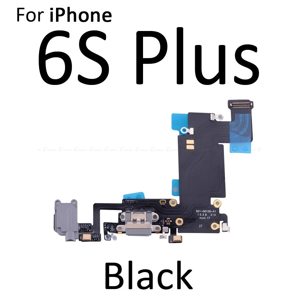 Bottom Charger Port Dock For iPhone 8 7 6 6S Plus USB Plug Charging Connector With Microphone Headphone Audio Jack Flex Cable