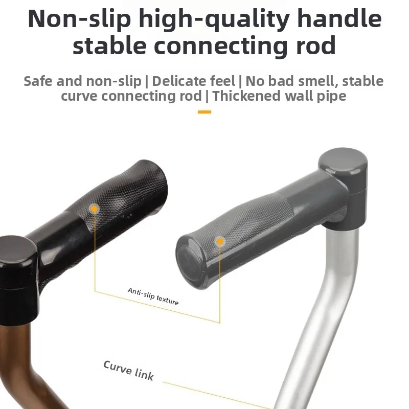 Aluminum Alloy Walking Stick, Portable Anti-slip Walking Crutches  Adjustable Height Adult Cane Elderly Person Four-legged Cane