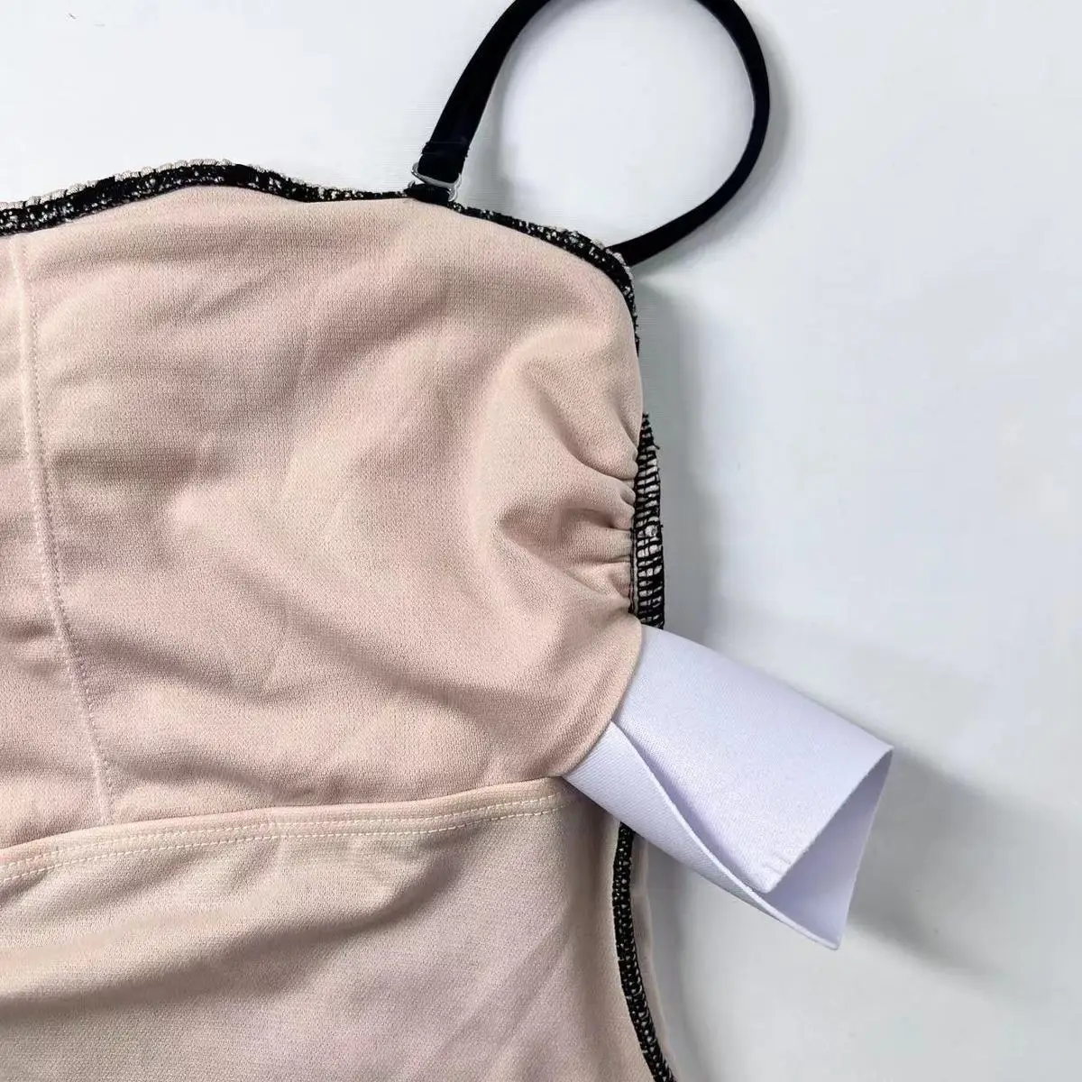 Maillot de bain une pièce pour femme, imprimé léopard sexy, bandoulière, plissé initié pour couvrir la chair, triangle élastique