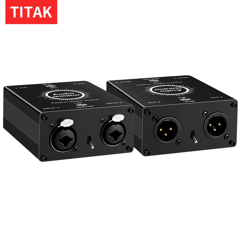 Audio Noise Filter and Suppressor Dual Channel Audio Isolator Audio Signal Noise Reducer for Live Broadcast Mixer Setup