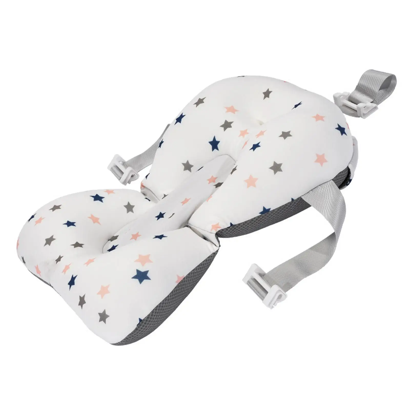 Bath Seat Support Pad Newborn Bathtub Mat Infant Pillow Quick- Spandex Comfortable Mesh Suitable for Shower Bathing 46x