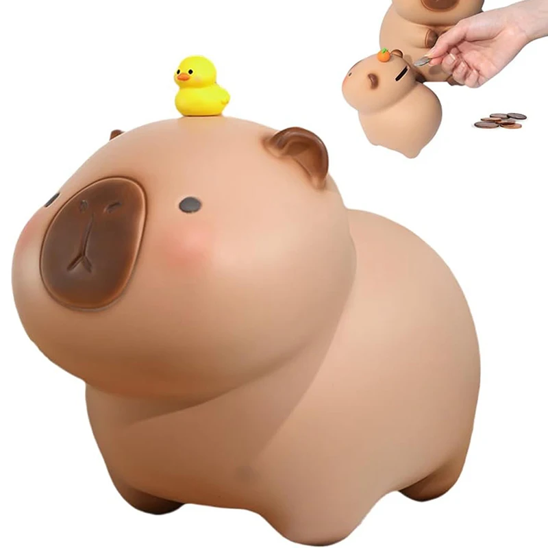 Capybara Piggy Bank, Capybara Coin Bank Piggy Bank, Creative Cute Cartoon Capybara Storage Money Box, Capybara Money Coin Bank