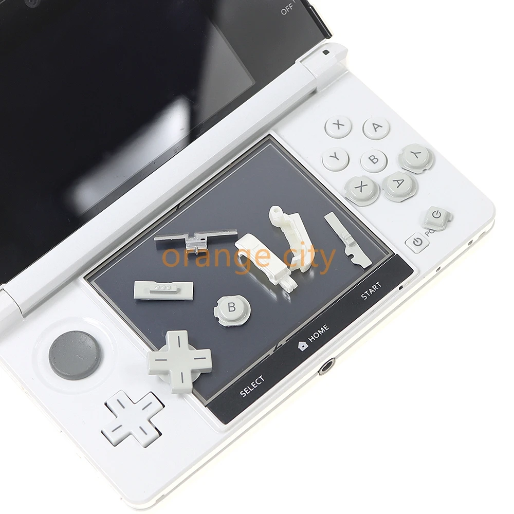 1Set 6 in 1 & 11 in1 Full Buttons ABXY ON OFF Button Cross Key For 3DS ABXY D-Pad Buttons Sets For 3DS Game Console Accessories