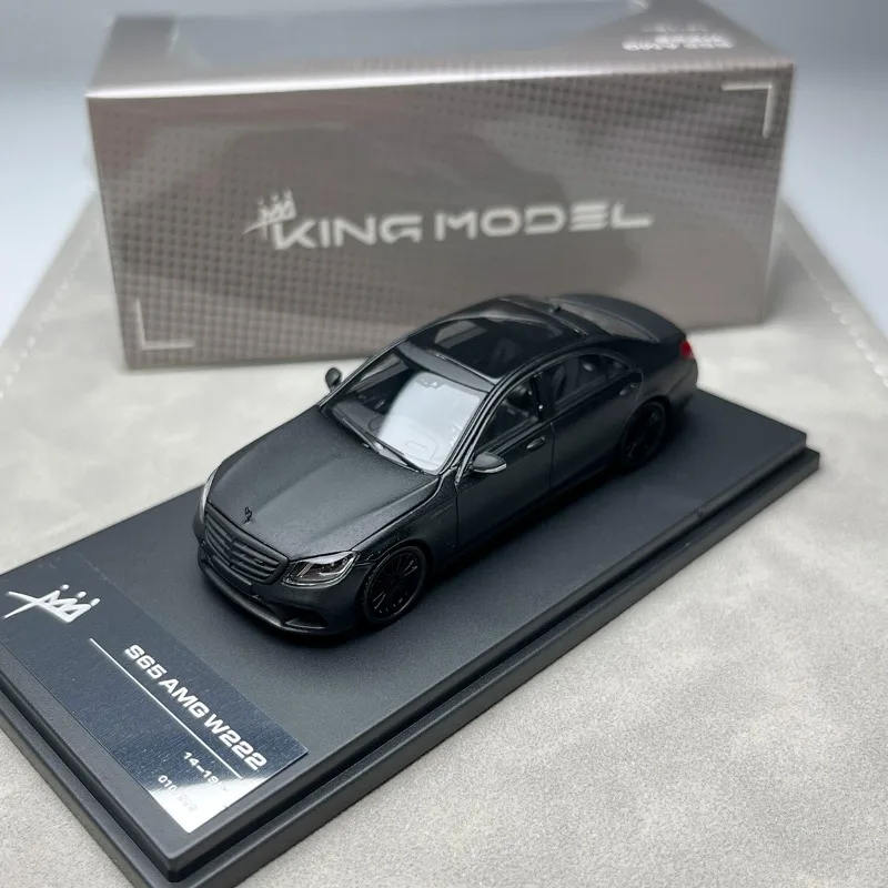 

1:64 KINGMODEL S65 AMG W222, die-cast alloy car model, for teenagers to play with, boy's gift.
