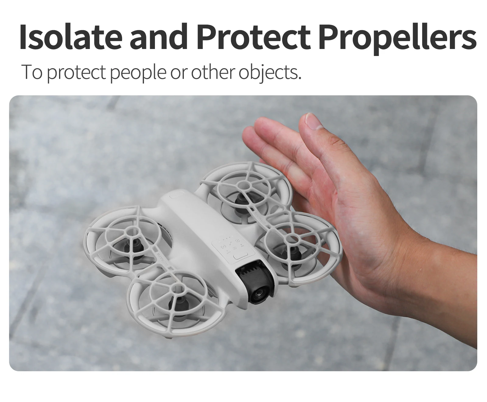 ใบพัดสําหรับ DJI Neo Drone Anti-collision กันชน Protector ใบพัด Guard น้ําหนักเบาฝาครอบป้องกันอุปกรณ์เสริม