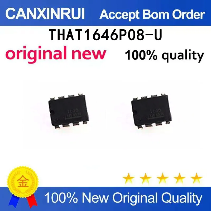 (5-100 pieces)New THAT1646P08-U THAT1646 1646 DIP8 audio chip IC