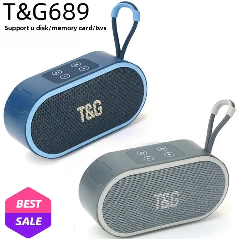 TG689 Portable Bluetooth Speaker Subwoofer PX4 Waterproof Supports card insertion and voice prompt and call function Multi-Color