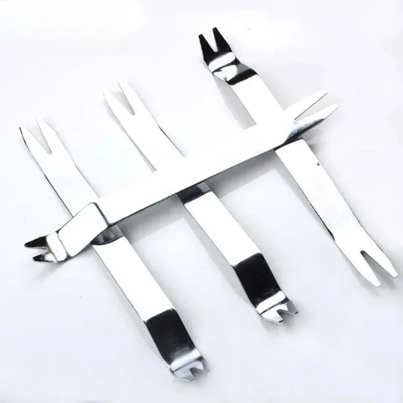 Stainless Steel Prying Board Tool - 1pc Pry Stick for Car Audio & Interior Disassembly, Handy Dismantling Screwdriver Accessory