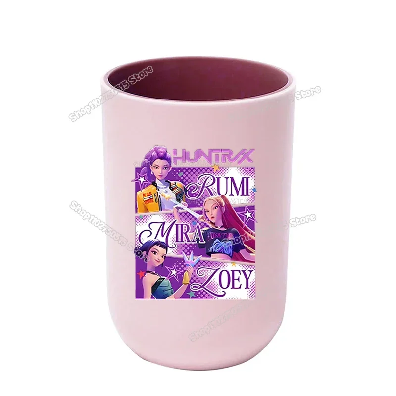 Kpob Damon Hunters Kids Toothbrush Mugs Cute Girl Mouth Washing Cups Tooth Brush Cups Drinkware Bathroom Toothbrush Holder